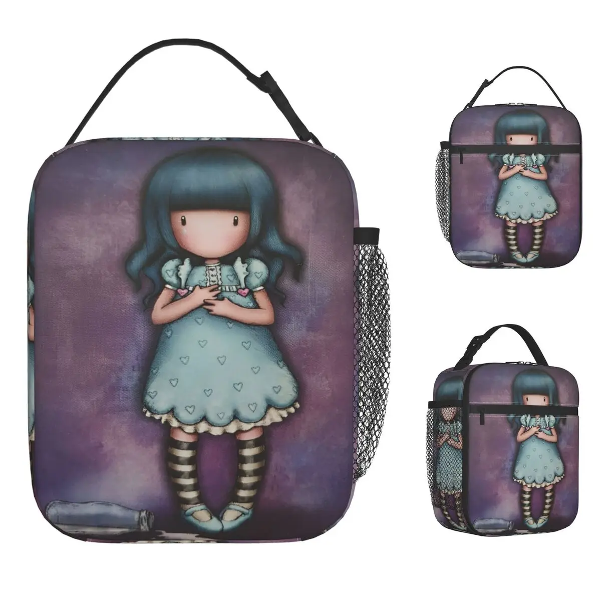 

Little Girl Lunch Bag For Child Custom Lunch Box Fun Travel Cooler Bag Convenient Waterproof Thermal Lunch Bags