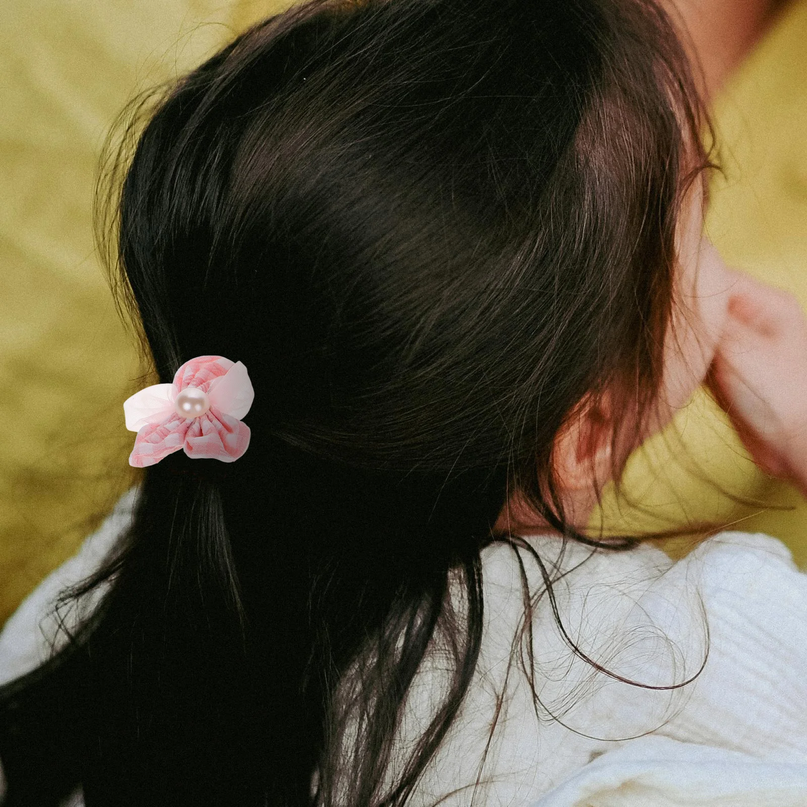 

10Pcs Flower Hair Ties for Cute Elastic Hair Bands Accessories Durable and Stylish for Every Event