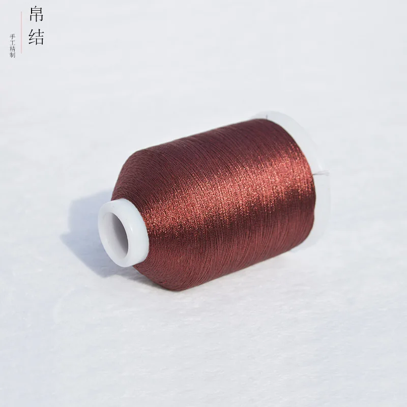 Gold Silver Metallic Embroidery Machine Thread 500M(550Y) for Embroidery and Decorative Sewing DIY Craft Making