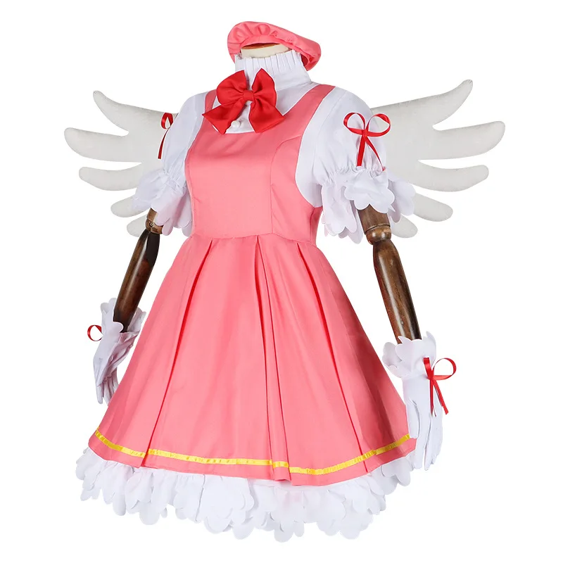 

Cardcaptor Sakura Косплей Костюм Sakura Kinomoto Трансформирующая Sakura Хэллоуин Костюм Аниме Косплей Одежда