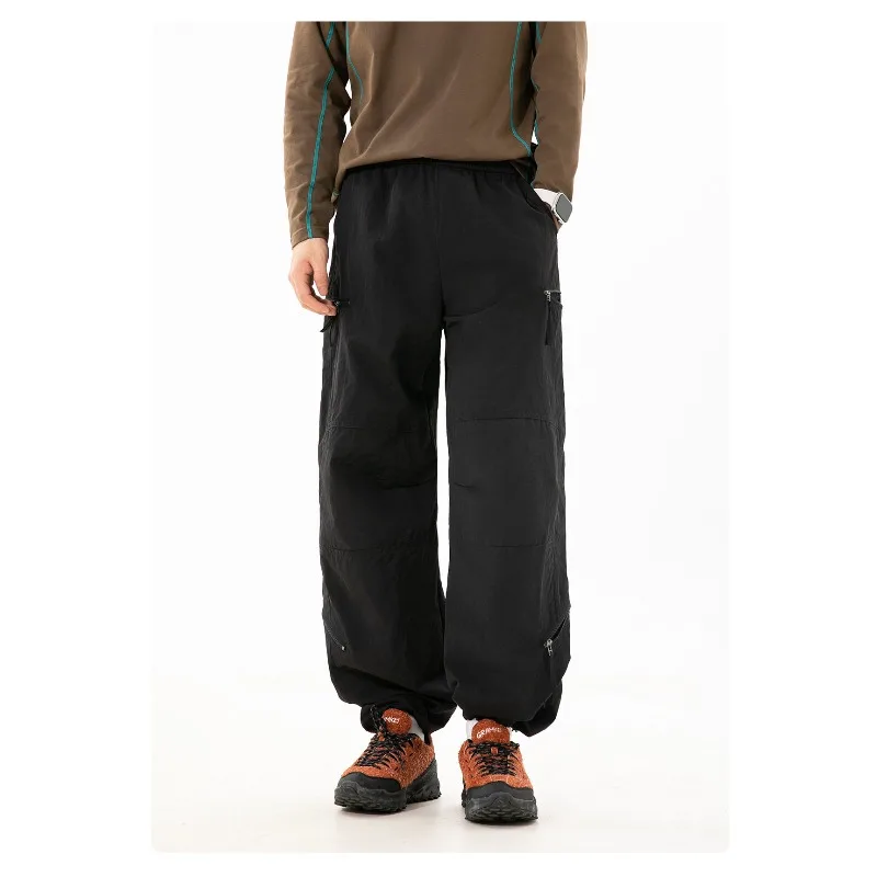 Men's Autumn Outdoor Waterproof Windproof Tactical Cargo Pants - Loose Fit Sports Casual Trousers