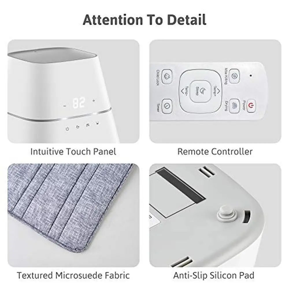 AquaPad CozyFlow Alas Kasur Berpemanas Air Bersertifikat ETL FCC 5 Tahun AquaCare Teknologi Dual-Tank AirQuiet Aman Cerdas Hijau Mikrofiber