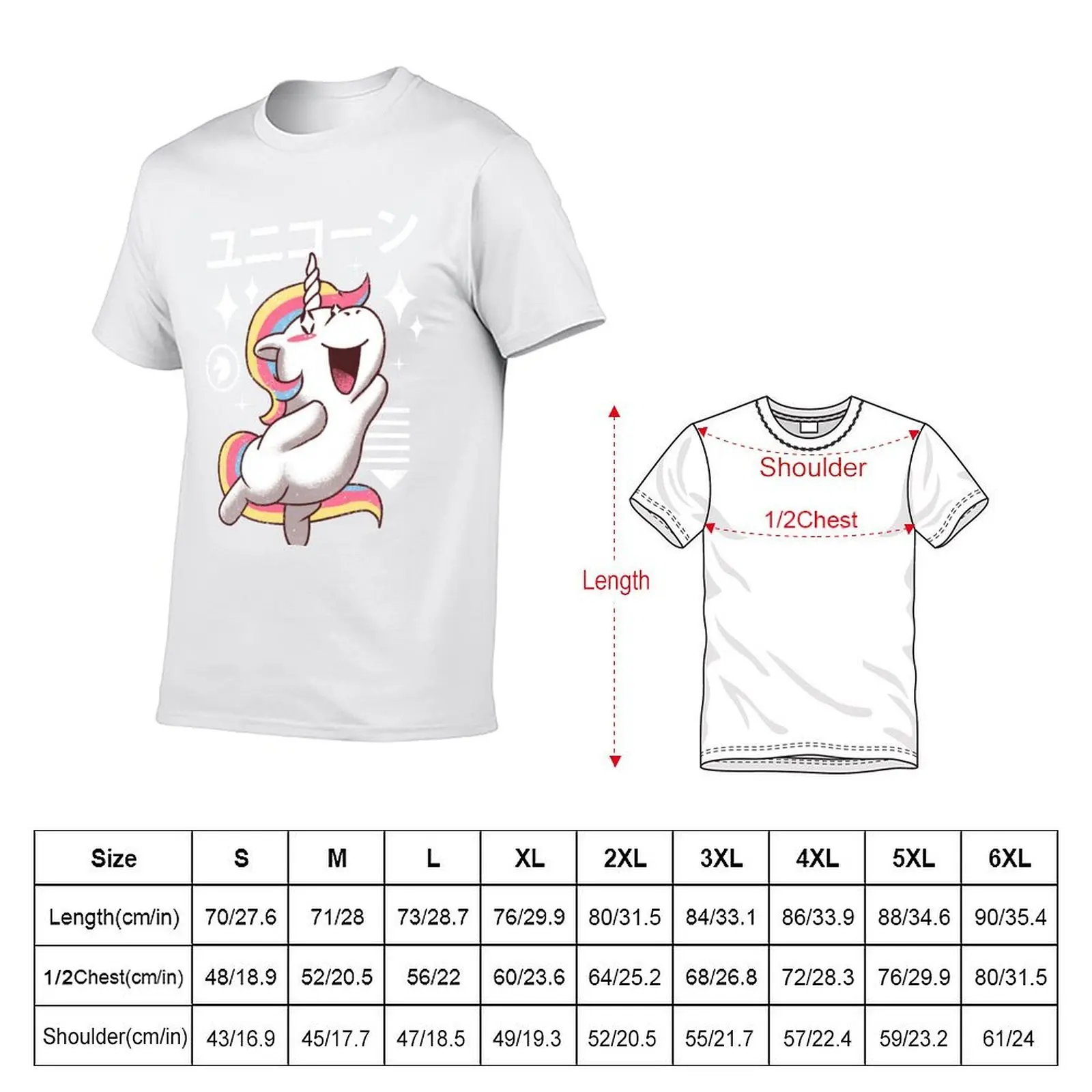 Kawaii يونيكورن تي شيرت الرجال تي شيرت القطن 100٪ تي شيرت للرجل القطن تي شيرت