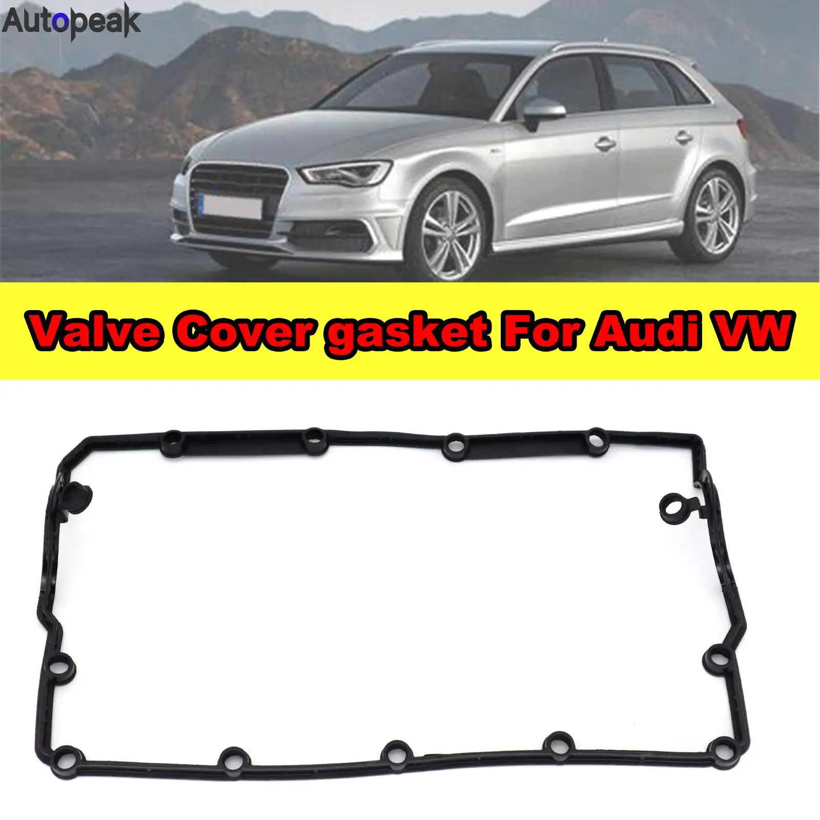 Car Valve Rocker Cover Gasket Rubber Replacement Parts For VW AUDI A3 A4 A8 SKODA FORD TDI PD 100,101 105 115 130 & 150 Engines