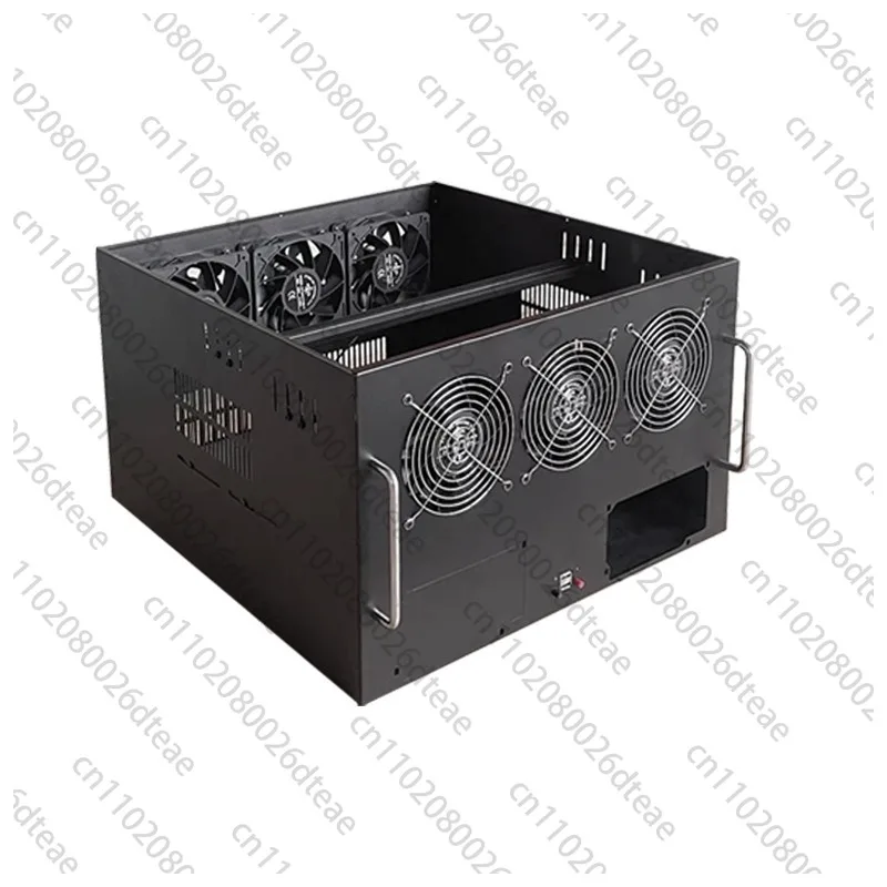 6 8 Card Chassis 6u Server Multi Graphics Dual Power Standard ATX Main Board Platform
