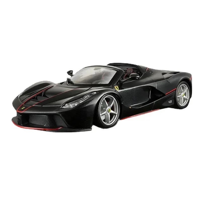 Модель спортивного автомобиля Bburago 1/24 Ferrari Laferrari, модель автомобиля из сплава под давлением, Модель гоночного автомобиля Laferrari, детская игрушка в подарок