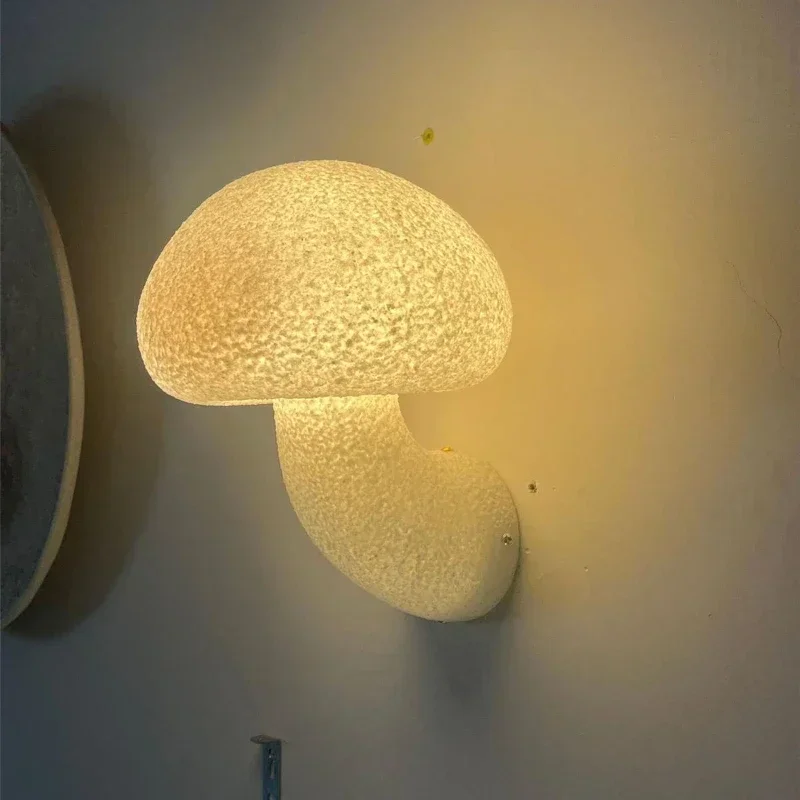 

Nordic Lights Salon Indoor Lamp Home Decorations Elegant Art Wall Lamps Luxury Modern Mushroom Minimalist Wall Lamps Outdoor