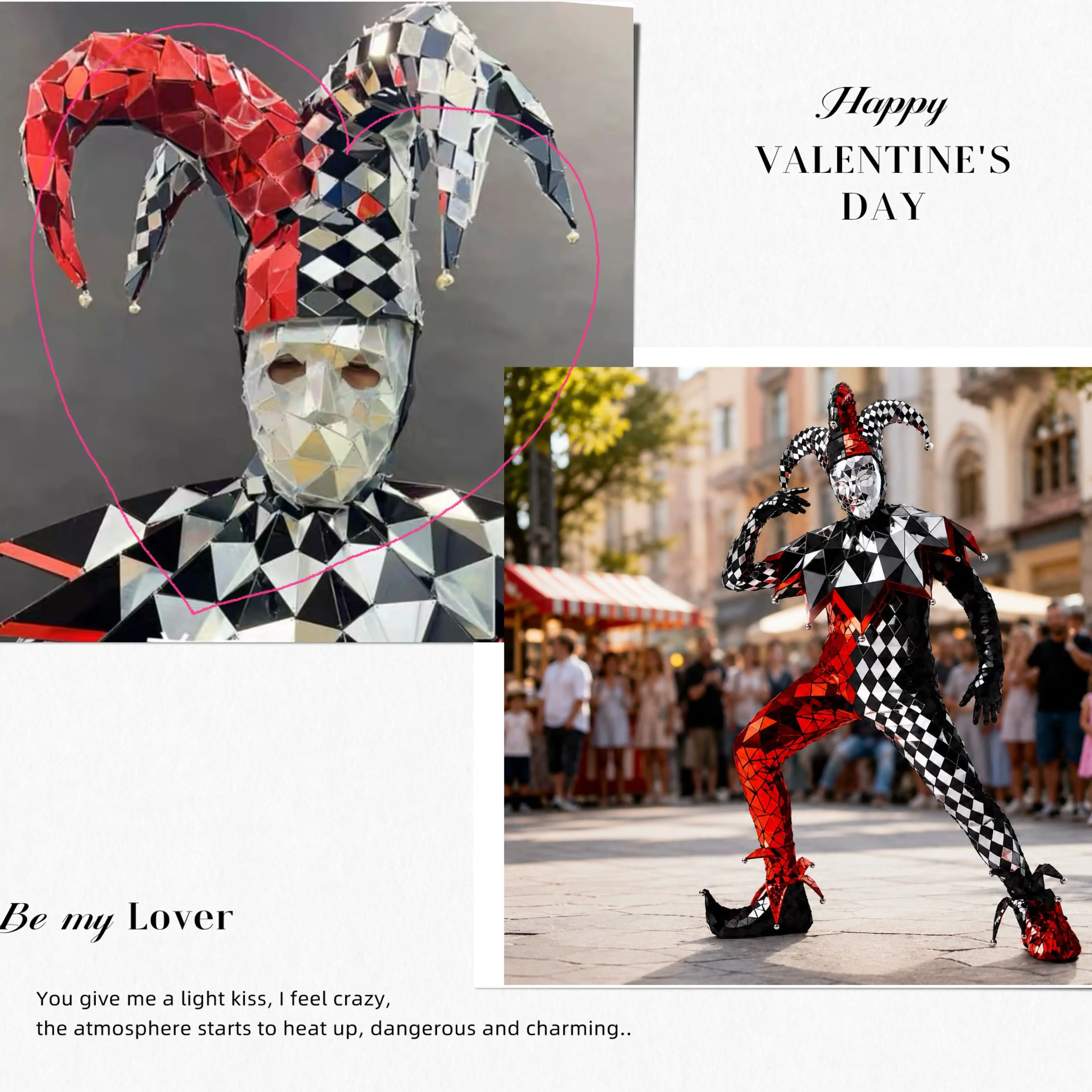 

Adult Mirror Clown Jumpsuit Sparkly Reflective Stage Dance Costume Cosplay Party Outfit