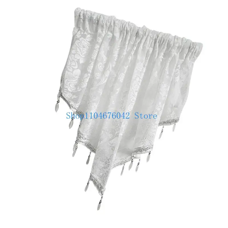 5asd Lace Window Curtains Light Blocking Quick Setups Home Decoration