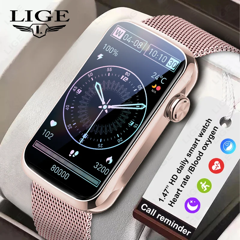 Smartwatch Ladies Watches For Women - Женские умные часы LIGE 1.47