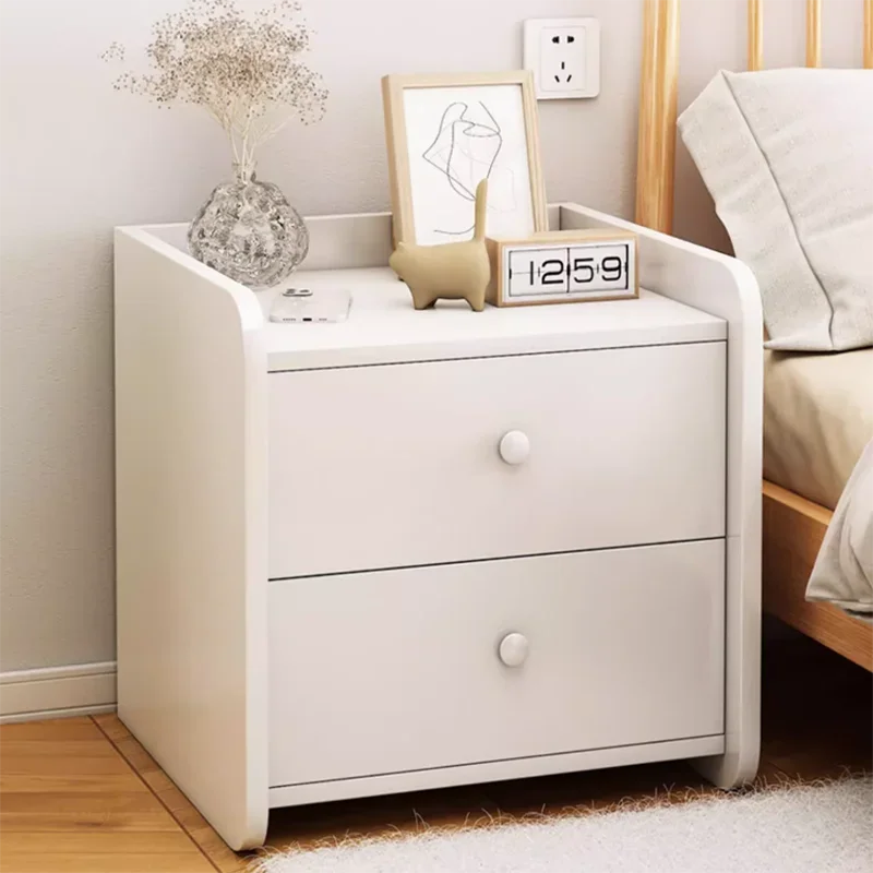 Nordic Simple Bedside Table Modern Unique Drawer Minimalist Nightstand Small Decor Cabinets