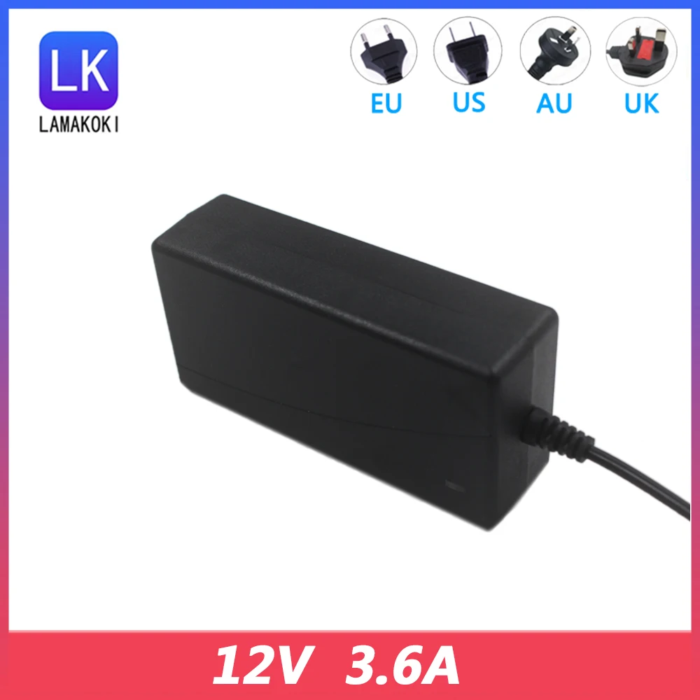 12V 3.6A Power Adapter BBQ Grill Special LCD TV Display LED Screen Charging Line Transformer