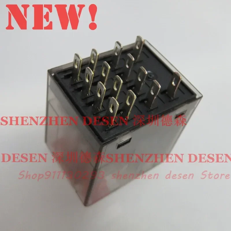 SCHRACK Relay PT570524 24VAC 14 Pin 6A 250V 4 Pole Changeover Contact Module Replacement for PT78740 Industrial Electrical