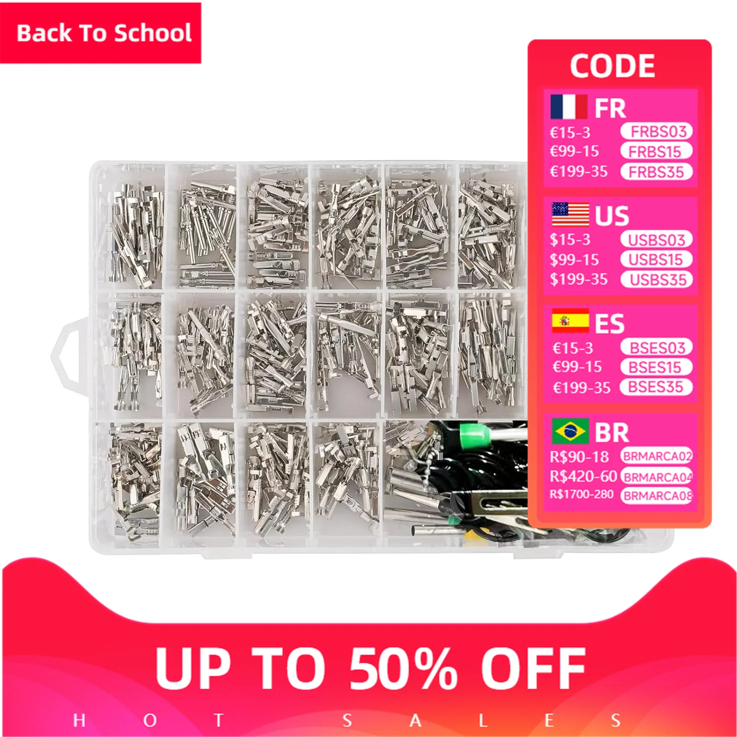 

340 шт. клеммные штыри, штырь жгута проводов, мужской и женский комплект автомобильных электрических разъемов, устройство для удаления клемм автомобильного провода