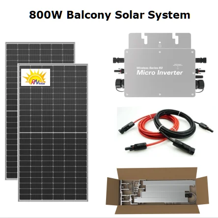 Integrated Hybrid Solar Power Plant, Off Grid Photovoltaic Design, Complete Energy System for RV Outdoor Industrial Use