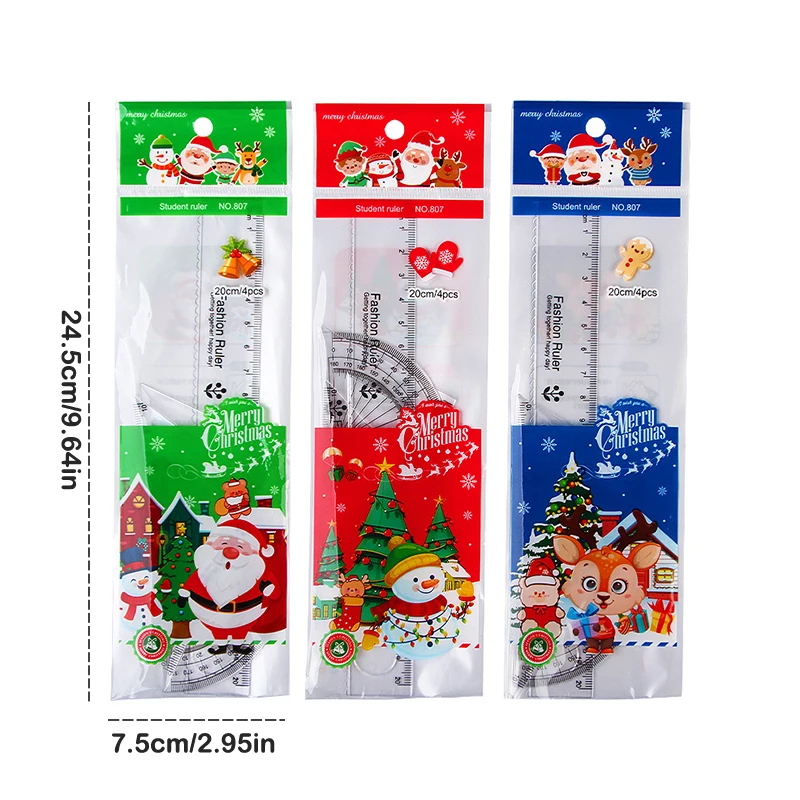 Линейка с рисунком, треугольная, подарки для детей, для школы