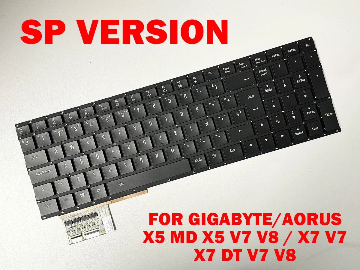 

Laptop keyboard For Gigabyte AORUS X5 MD X5 V7 V8 / X7 V7 X7 DT V7 V8 SKB1702-SP 2Z703-SP560-G30S 27703-SP560-G30S