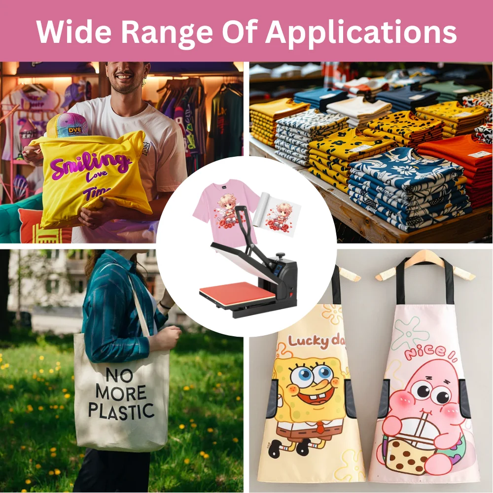 آلة الضغط الحراري للطابعة النافثة للحبر 40 * 60 سم آلة الضغط الساخن على القمصان #3