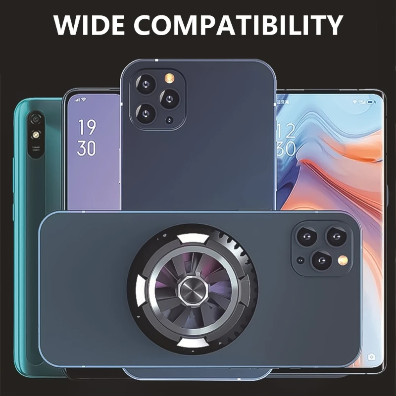 Game Phone Cooling Fan Adjustable Fan Advanced Cellphones Radiator High Speed Fan Cell Phones Cooling Fan Simple Operate
