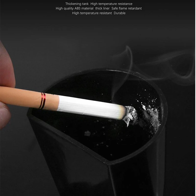 Portable car ashtray with LED light detachable car ashtray for Fiat punto abarth 500 stilo ducato palio bravo doblo view 3