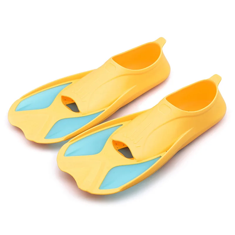 Aloma New Children Learn To Swim Flippers Pool Diving Training Aids Short Flippers TPR PP Children Learn To Swim Equipment