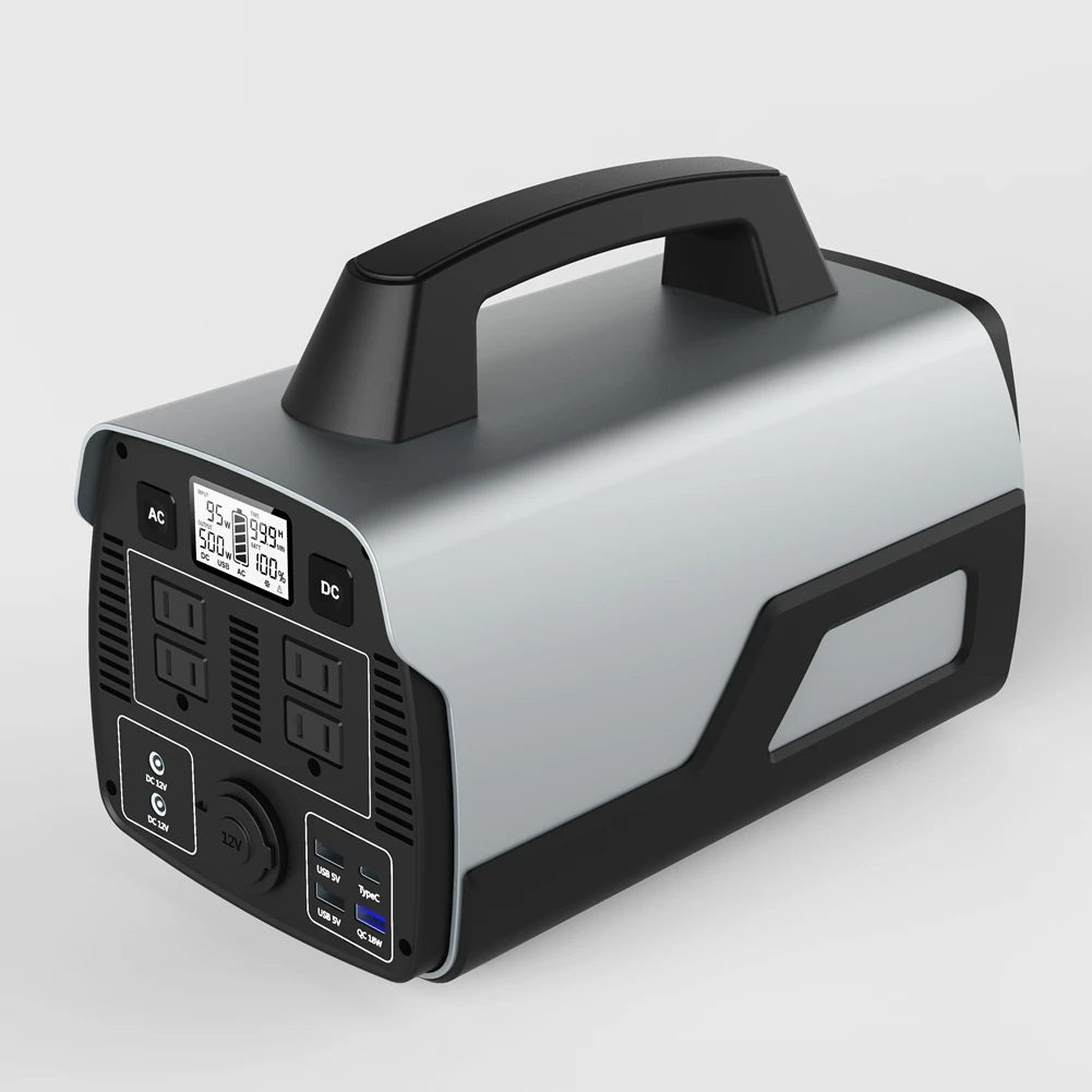 EXLIPORC 휴대용 충전식 파워 스테이션 500w 1000w 2000w 태양광 패널 발전기 리튬 3000w 가정용 에너지 시스템