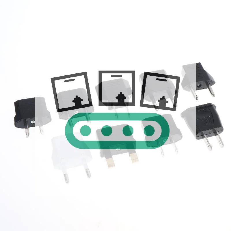 Universal Travel Plug Adapters With Multi Region Compatibility Durable Design Perfect For International Travel Business Trips