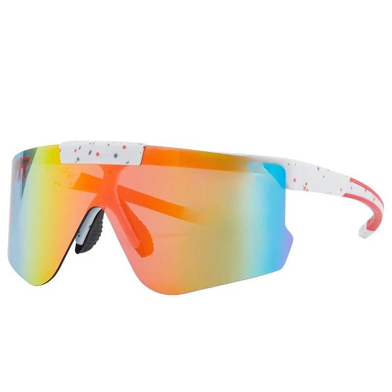 

New Cycling Polarized Sunglasses Clamshell Sports Outdoor Goggles Colorful Real Film Glasses