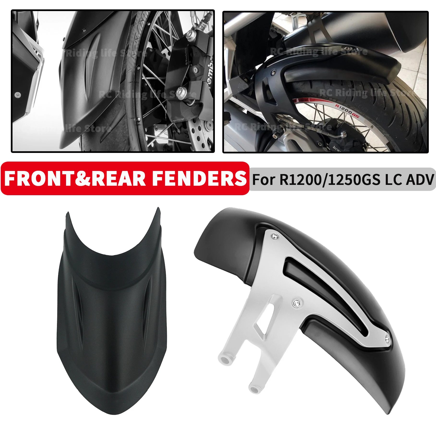 

Motorcycle Front Rear Mudguard Sand Shield for R1200GS LC Adventure R1250GS ADV R 1200GS R1250 GS Splash Mud Guard Wheel Hugger
