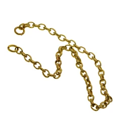 viking Punk biker Fine solid brass large 9 mm thick Itlay cuban link pattern necklace wallet jean lanyard pocket watch chain DIY