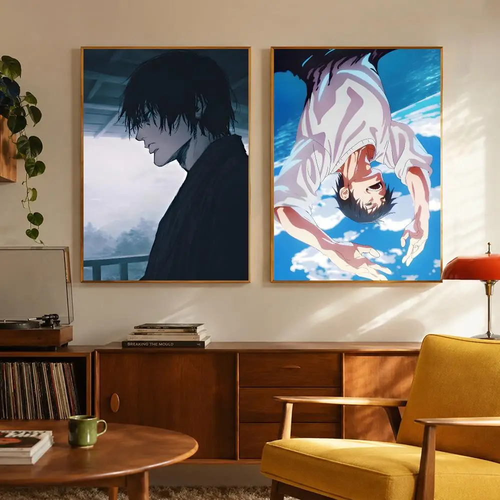 Anime Character Jujutsu Kaisen Fushiguro Toji Poster Digital Solvent Print Waterproof PP Fade-Resistant Wall Art Room Decor Gift