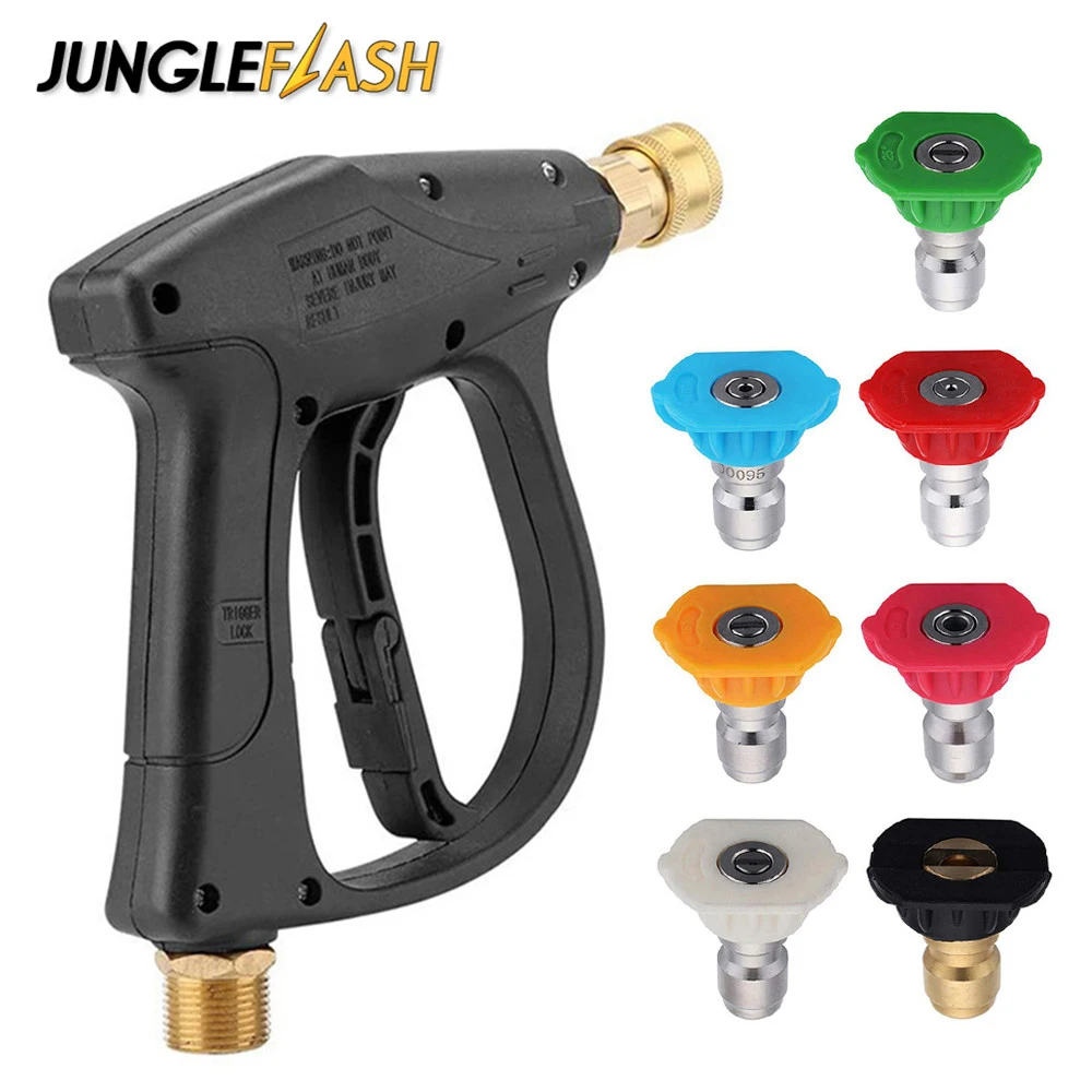 Car Wash High Pressure Water Gun Washer Soap Foam Spray Sprayer Nozzles Quick Release Car Accessories High Pressure Cleaner