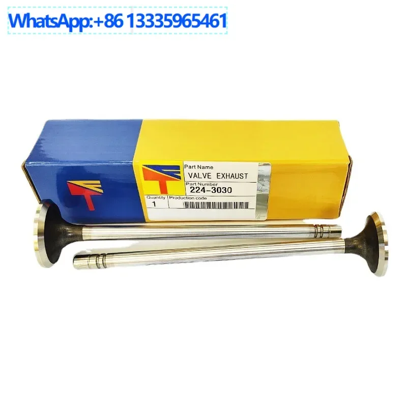 

2PCS exhaust valve 224-3030 is suitable for construction machinery C13 engine parts