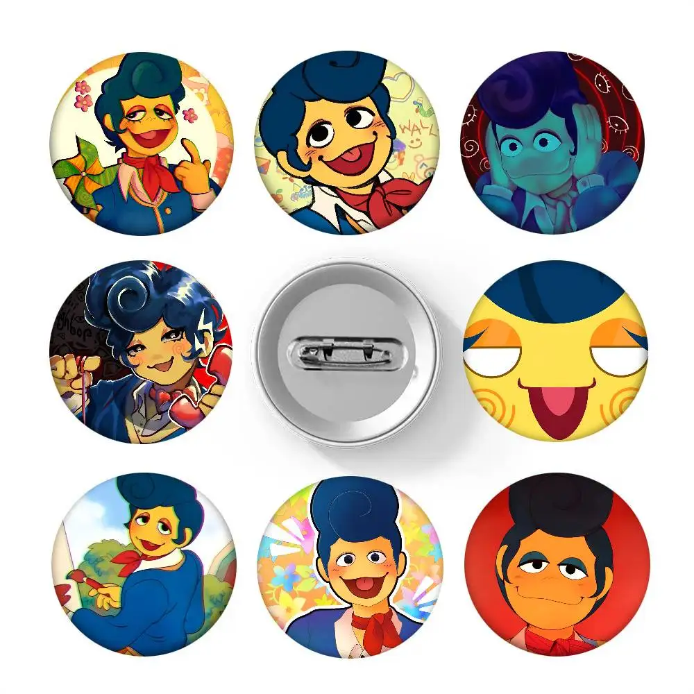 Wally Darling Round Badge Creative Brooch Clothing Backpack Accessories Lapel Pin