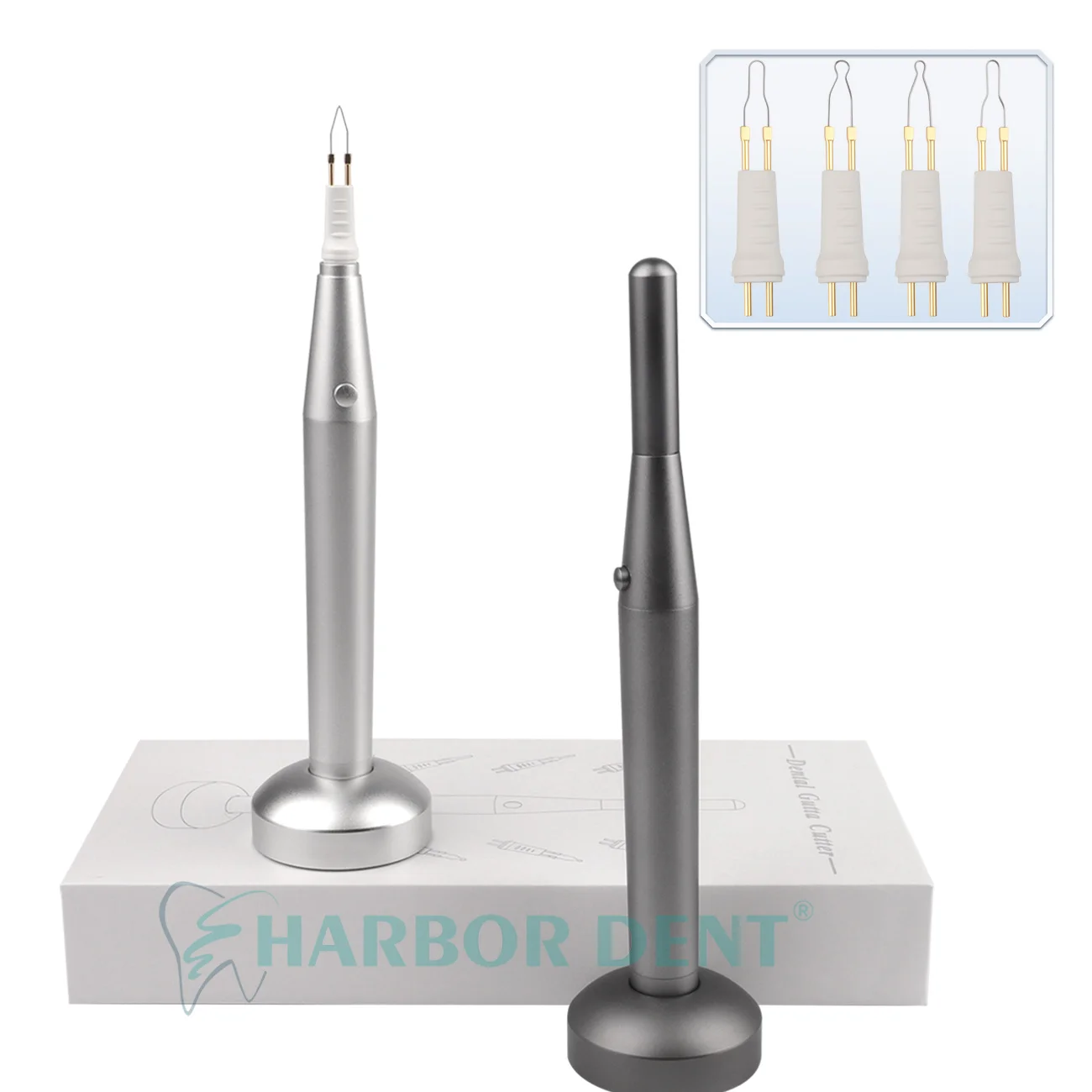 

Wireless Dental Gutta Cutter Endo Obturation System Tooth Gum Cutter Dissolved Breaker Cutter with 8 Tips Tooth Whitening Tools