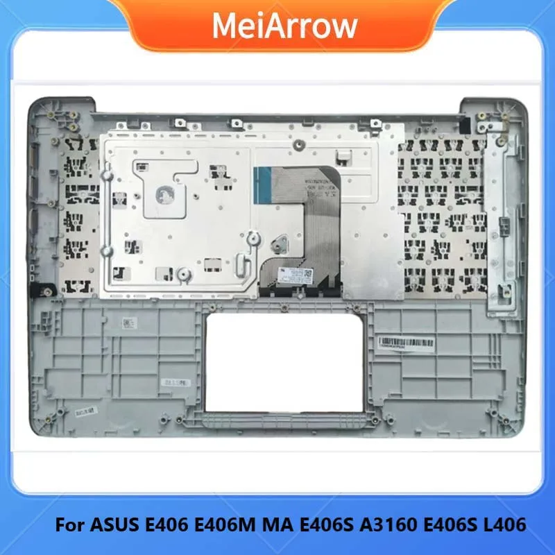 Imagem -02 - Original Alemão de Tampa do Teclado c Shell Palmrest para Asus E406 E406m ma E406s A3160 E406s L406 Novo e