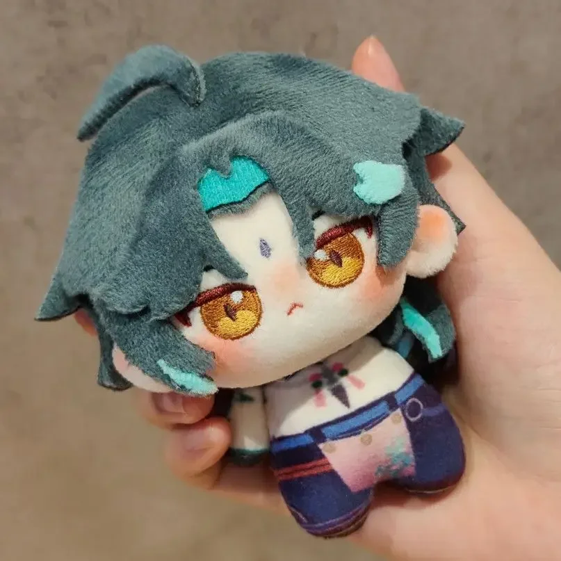 

10cm Xiao Dolls Anime Genshin Impact Plush Doll Starfish Body Bag Pendant Cosplay Cute Anime Keychain Toy Girl Gift