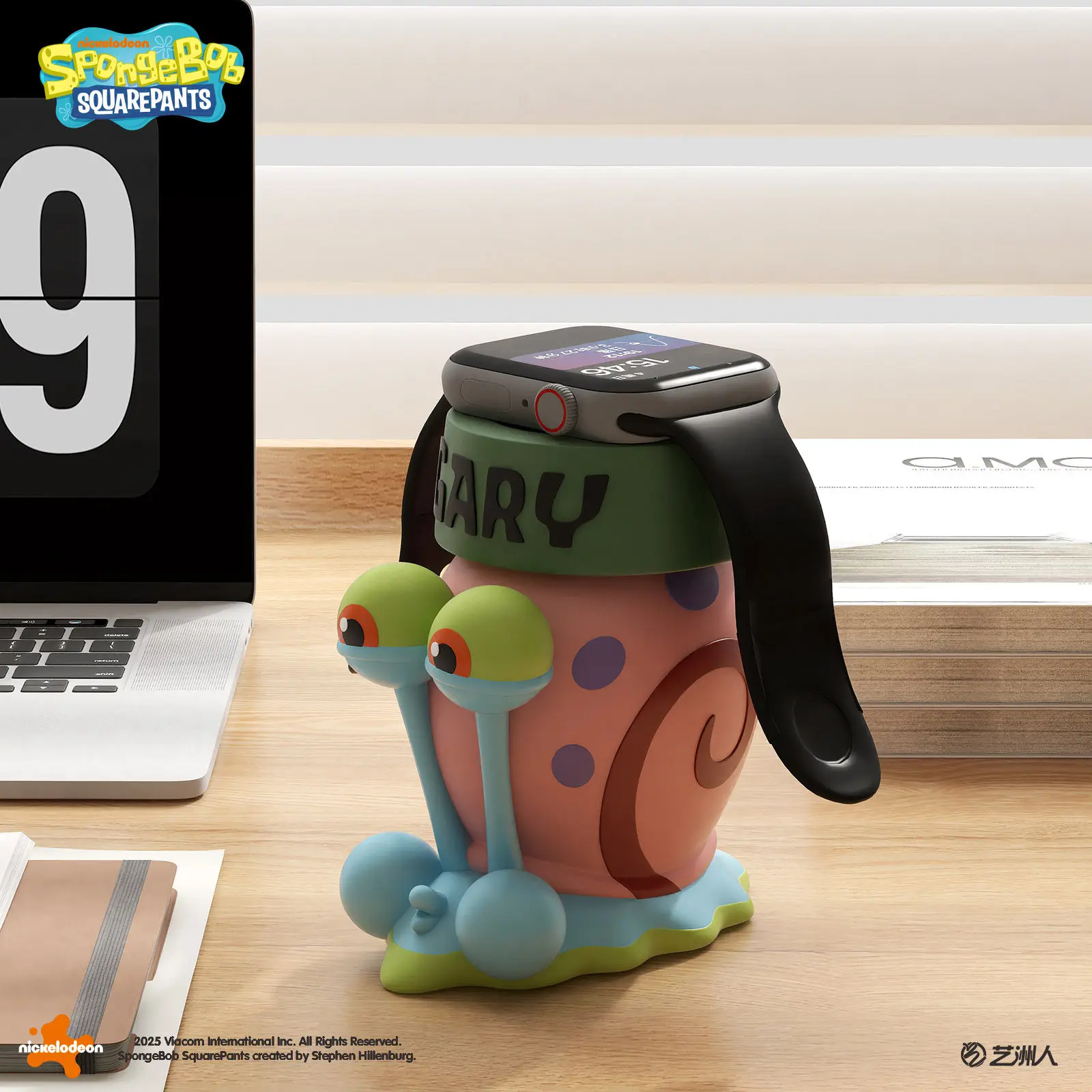 Anime Spongebob Squarepants Gary The Snail Universal Watch Charging Stand Office Desktop Creative Cartoon Decorative Ornament