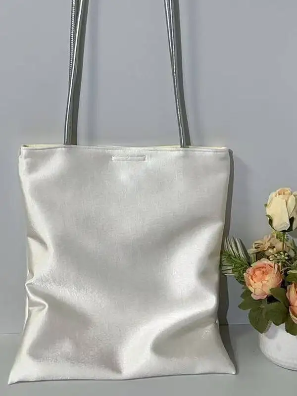 Silk floating lacquer dyeing shoulder bag, casual bag, commuting bag, portable storage bag