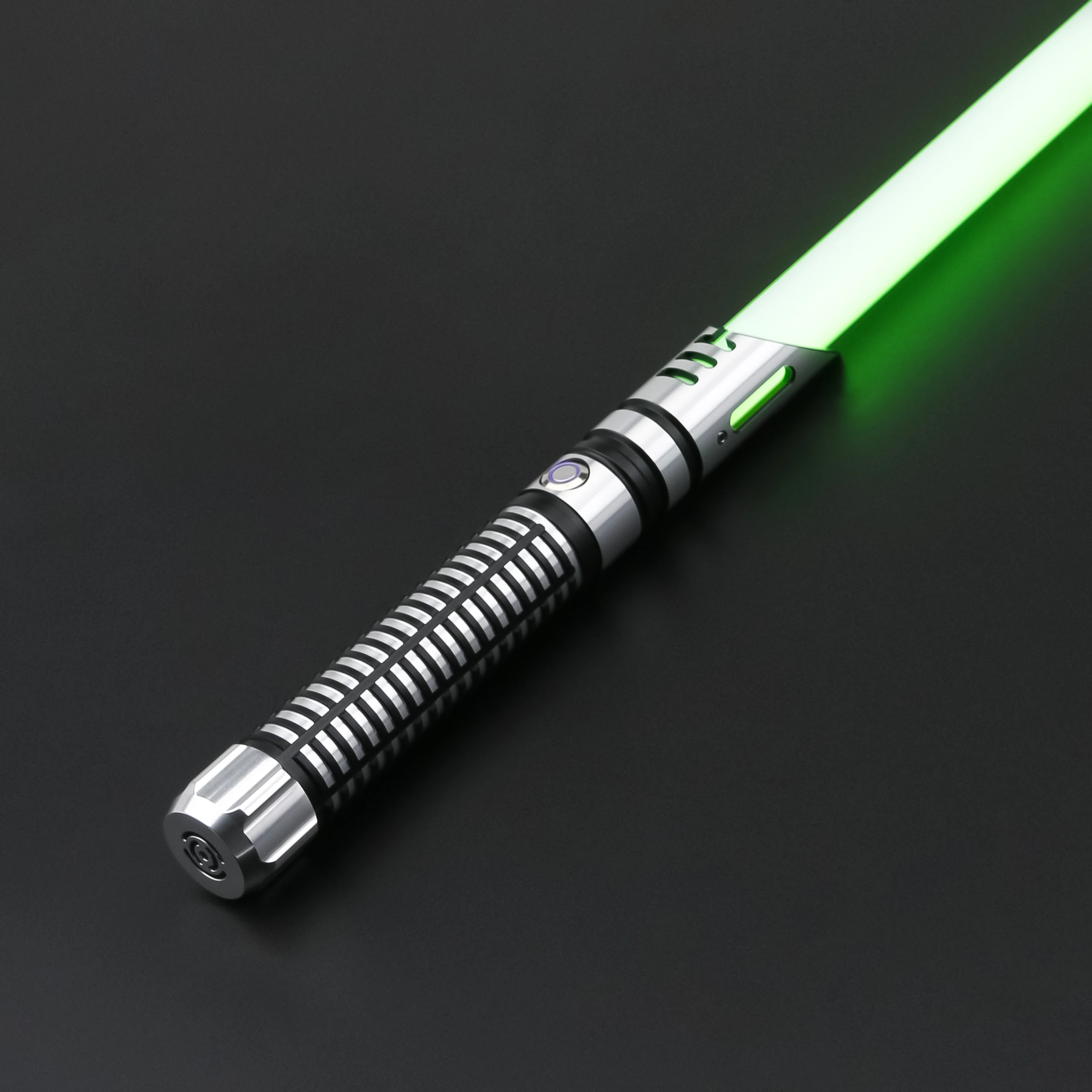 TXQSABER Heavy Dueling Lightsaber SNV4 RGB Smooth Swing Metal Hilt with Strap Blaster Force Jedi Training Cosplay Neo Pixel FOC