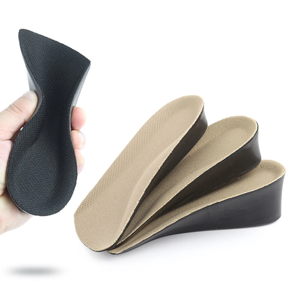 

1 Pair 15mm Height Increase Insoles Invisible Design Non Slip Comfortable Wear For Most Shoes Sneakers Boots Foot Care Equipment