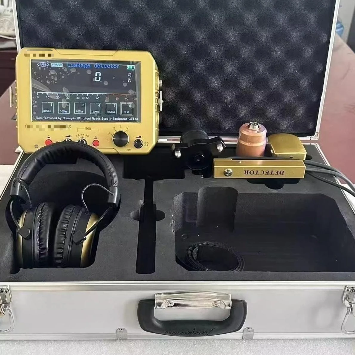F999H Precision Groundwater Leak Detector Sensor Security  Protection for Water Pipes