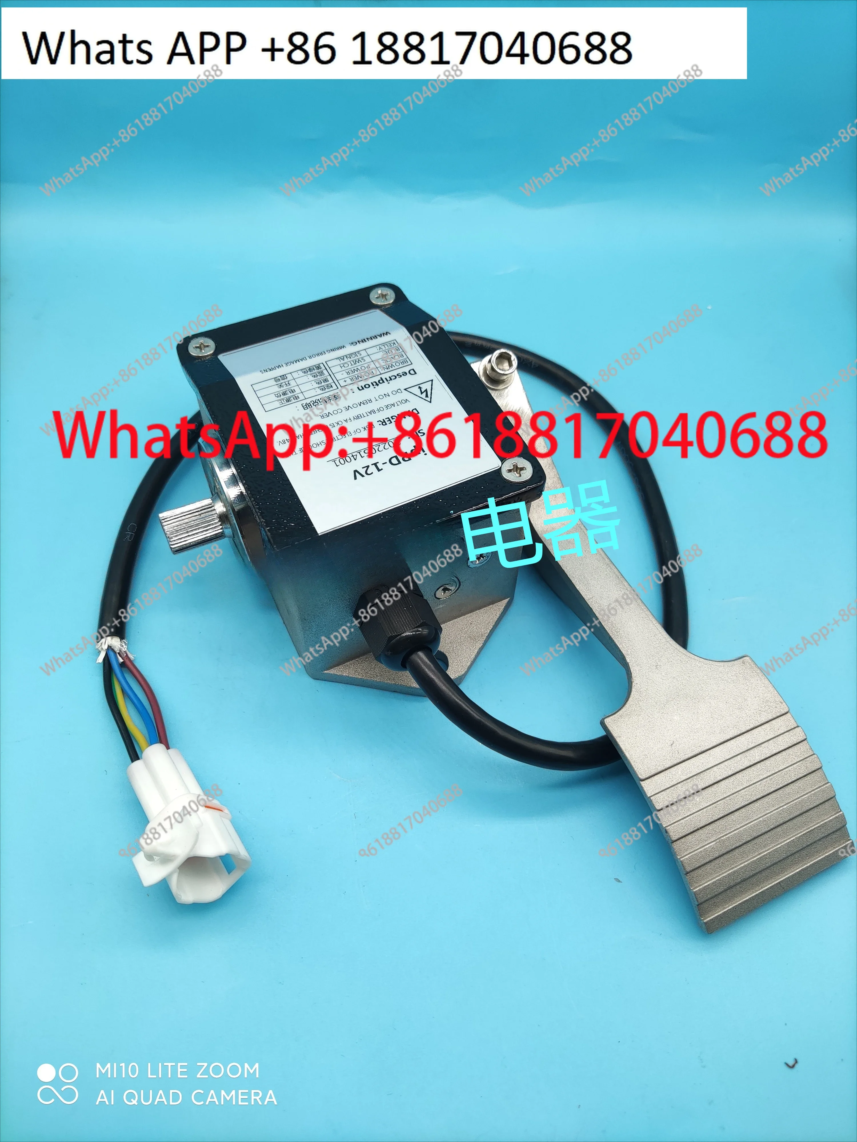 12V electronic accelerator foot pedal classic car four-wheel electric sightseeing car accessories