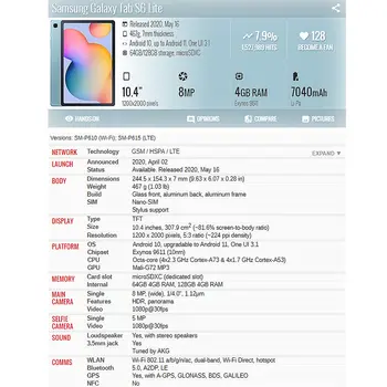 LCD displej s dotykovou obrazovkou pro Samsung Galaxy Tab S6 Lite SM-P610 SM-P615 SM-P615N SM-P617 P610 P615 10.4 10 nejlepší prodej Panel LG Q6 - №9