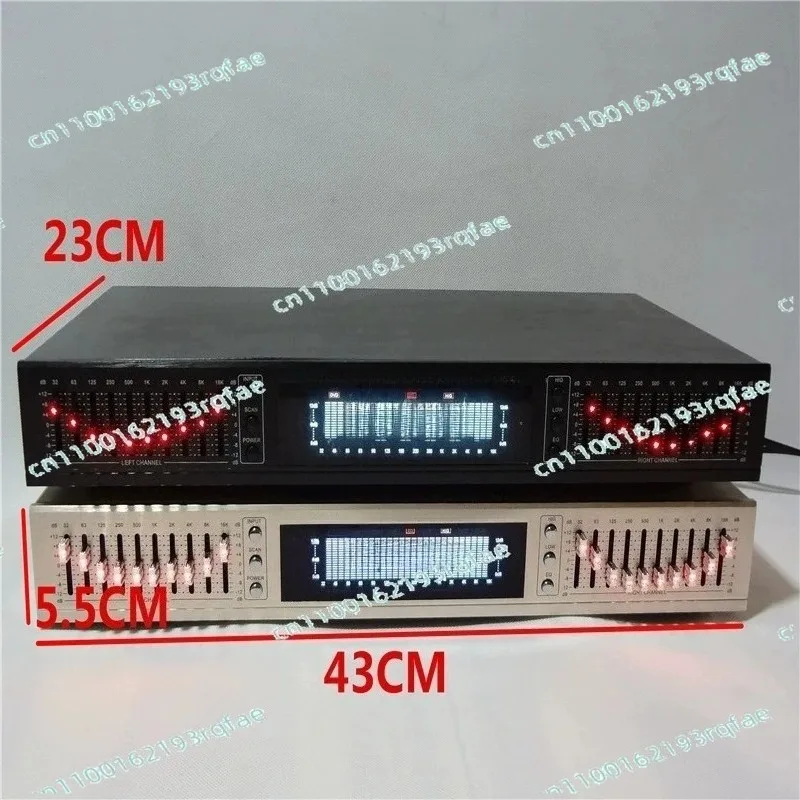 Treble Alto Bass Regulation With Built-in Bluetooth New 220V EQ665 Equalizer Hifi Home EQ Equalizer Dual 10 BAND Stereo