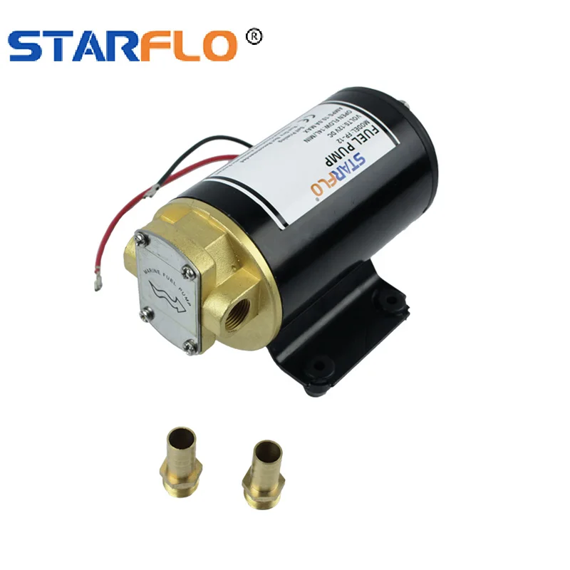 

STARFLO 24V Small Automotive Heavy Positive Displacement Fuel Oil Pumps Low Noise Boat Oil Change Pump