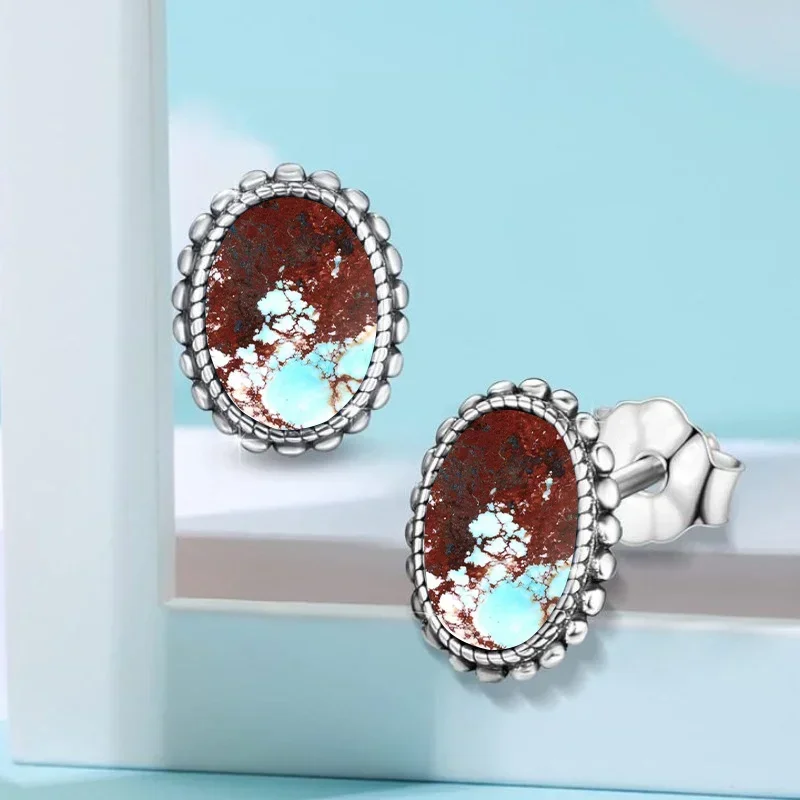 2pcs Fashionable and exquisite Retro Bohemian Style rotundity Earrings for women men birthday Anniversary Gift Party Jewelry Lux