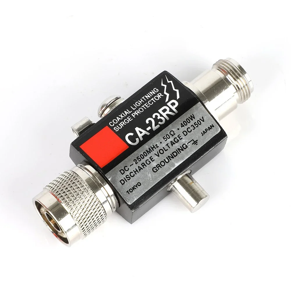 

CA-23RP N Type Radio Repeater Coaxial Anti-Lightning Antenna Surge Protector Surge Arrester 50 Ohm 400W 0-2.5GHZ