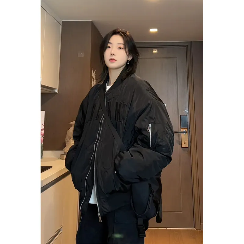 

Мужская бейсбольная майка Thiened с хлопковой подкладкой Flight Sle, теплая гарантия, винтажный американский ретро-дизайн, зимняя зимняя профессиональная