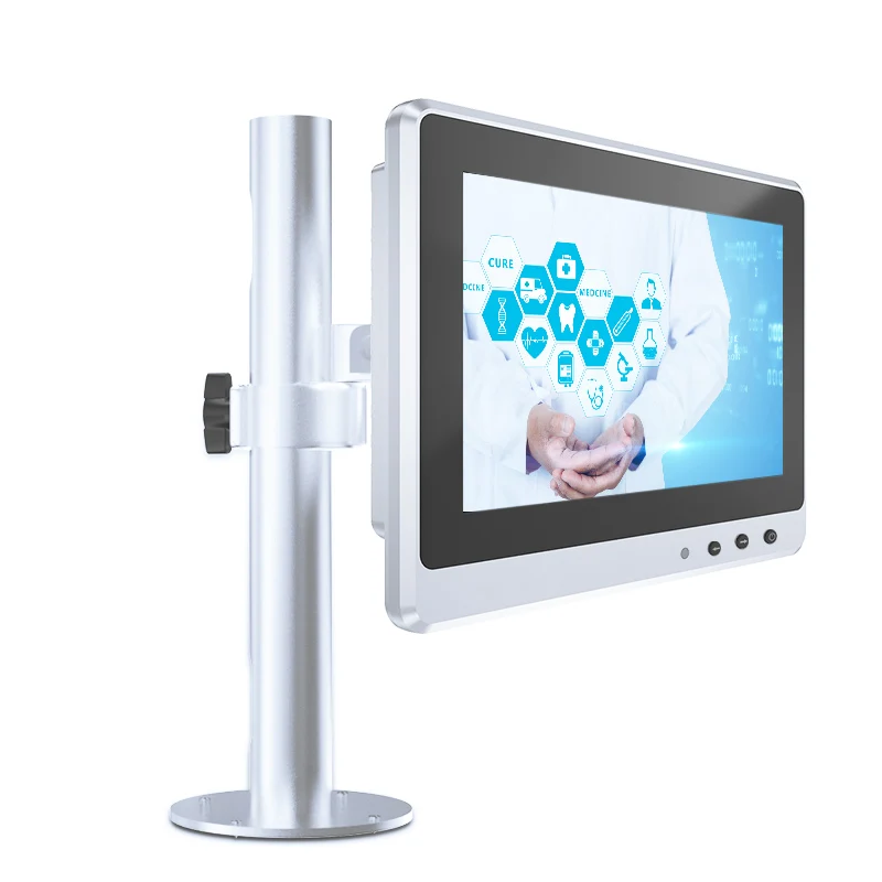 New Mobile Nursing Computer Cart for Workstation Hospital Trolley Medical Equipment Accessory